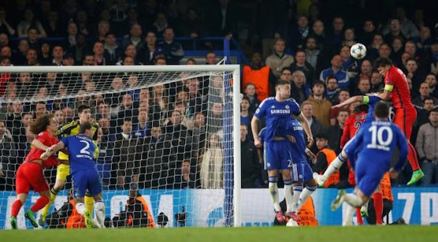 Thiago Silva redeemed himself with the goal that sent Chelsea packing